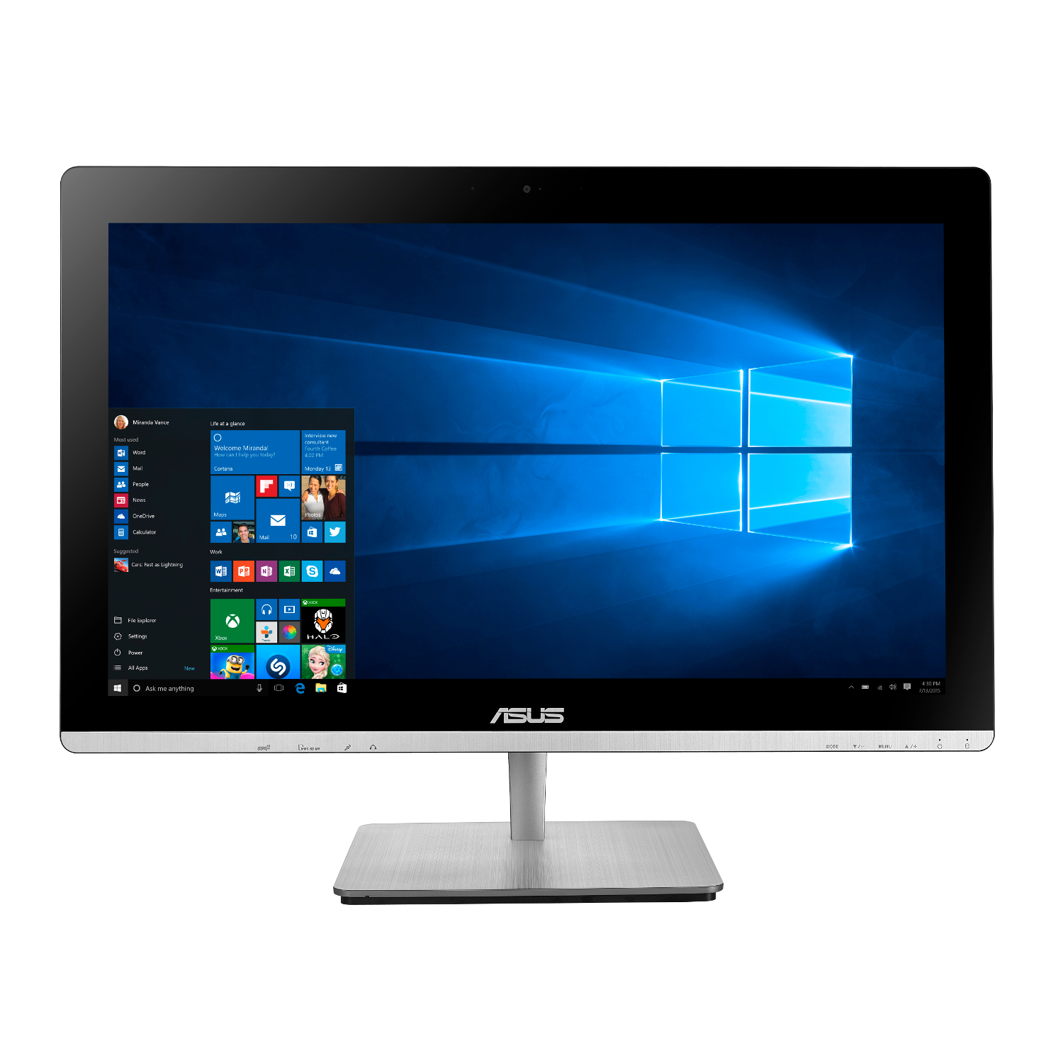 ASUS Vivo AiO PC V230ICGT-BF031X 58,4cm (23) Touch-Display Intel Core i7-6700T 2,80GHz, 8GB RAM, 1TB HDD, NVIDIA GT930M, Win10 - Preisvergleich