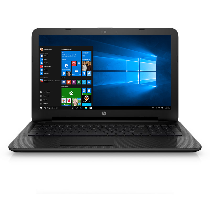 HP Notebook (15,6 Zoll, AMD A6 APU Quad-Core, 4 GB RAM, 1.000 GB HDD, AMD Radeon HD 8400 und Windows 10)