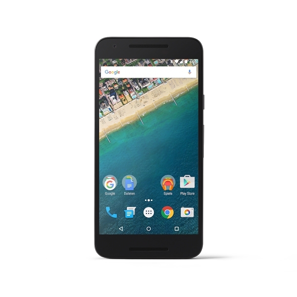 LG Google Nexus 5X 32 GB schwarz (5,2 Zoll Full-HD, 1,8 GHz Hexacore CPU, Fingerabdruck-Sensor, Android 6)