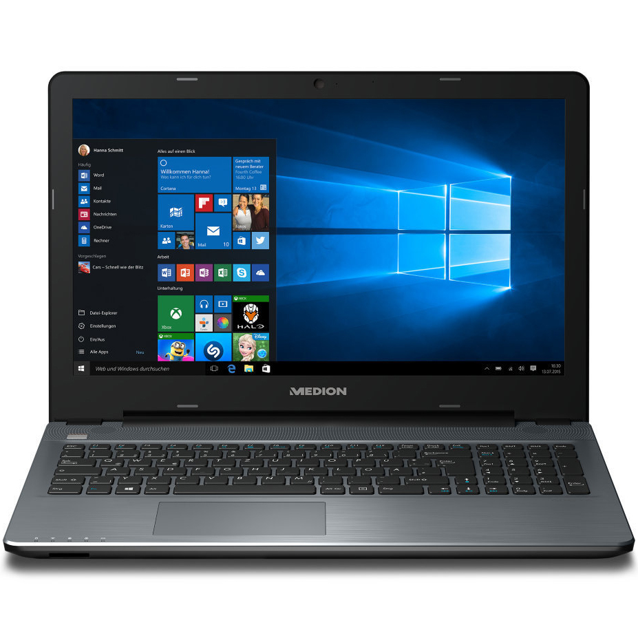 Medion Akoya Notebook (15,6 Zoll HD, Intel Core i5, 8 GB RAM, 1000 GB HDD, GeForce 930M und Windows 10)