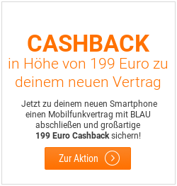 Cashback über 199 Euro bei Handyvertragsabschluss