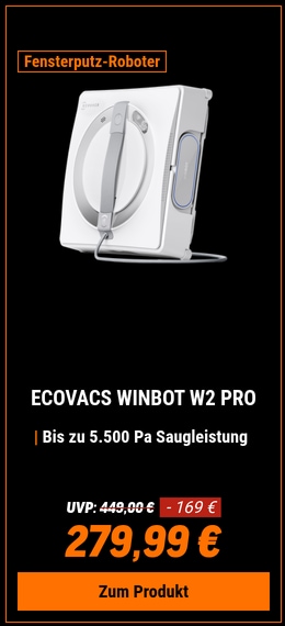 ECOVACS WINBOT W2 PRO Weiß Fensterputz-Roboter