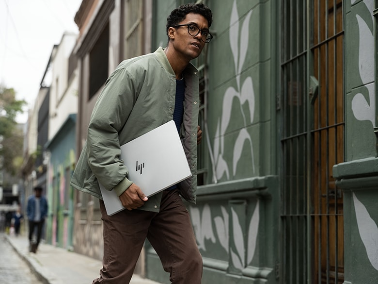 Urban Professional With Laptop