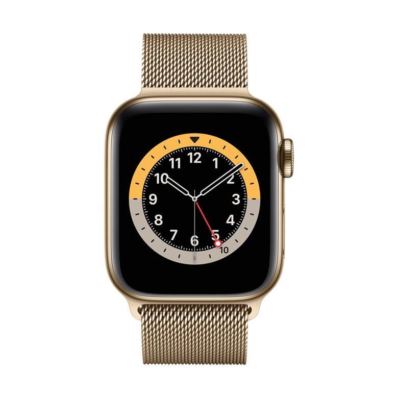 Apple Watch Series 6 (GPS+Cellular) Edelstahl 40mm Gold Milanaise gold bei  notebooksbilliger.de