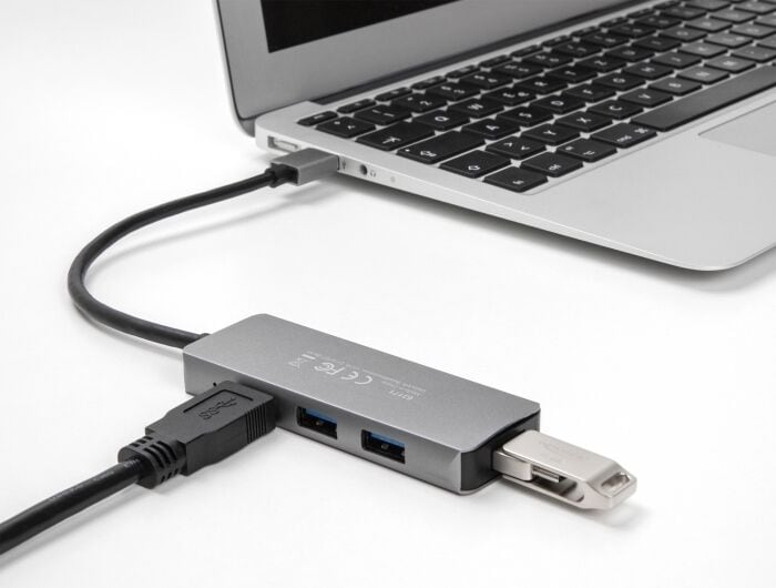 Delock 4 Port USB 5 Gbps Hub mit USB Typ-A Anschluss