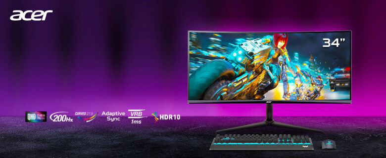 Acer Nitro XZ0 (XZ340CURX0bmiiphx) 34,0 Zoll WQHD Gaming Curved_1