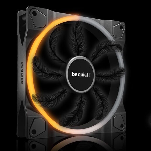 be quiet! LIGHT WINGS 140mm PWM Reverse White | Gehäuselüfter_3