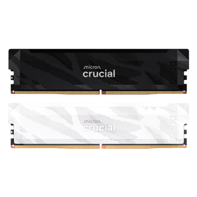 早い者勝ち Crucial DDR5 PRO OC 6400Mhz 32GB Crucial Pro OC Schwarz 32GB Kit (2x16GB) DDR5-6400 CL32