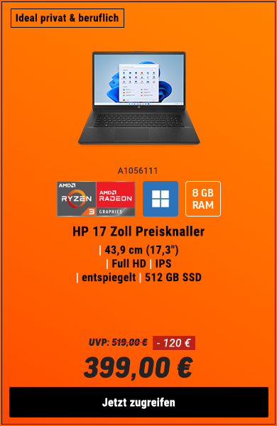HP 17 Zoll Preisknaller