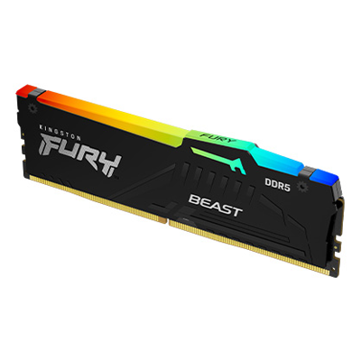 Kingston FURY Beast RGB Schwarz 32GB Kit (2x16GB) DDR5-6000 EXPO