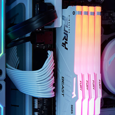 Kingston FURY Beast RGB Schwarz 32GB Kit (2x16GB) DDR5-6000 EXPO