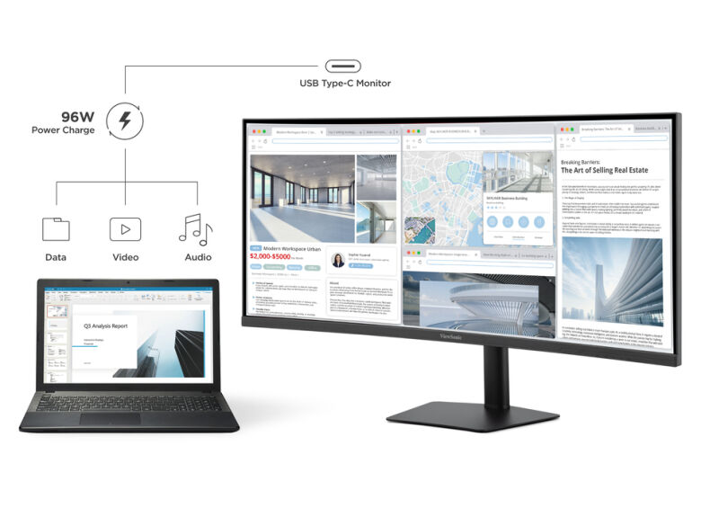 ViewSonic VA3820C 38 Zoll UWQHD+ 21:9 Curved Monitor mit USB-C Hub_2