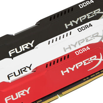 Kingston HyperX FURY 16GB (2x 8GB) DDR4-3200 CL18 DIMM, Rot