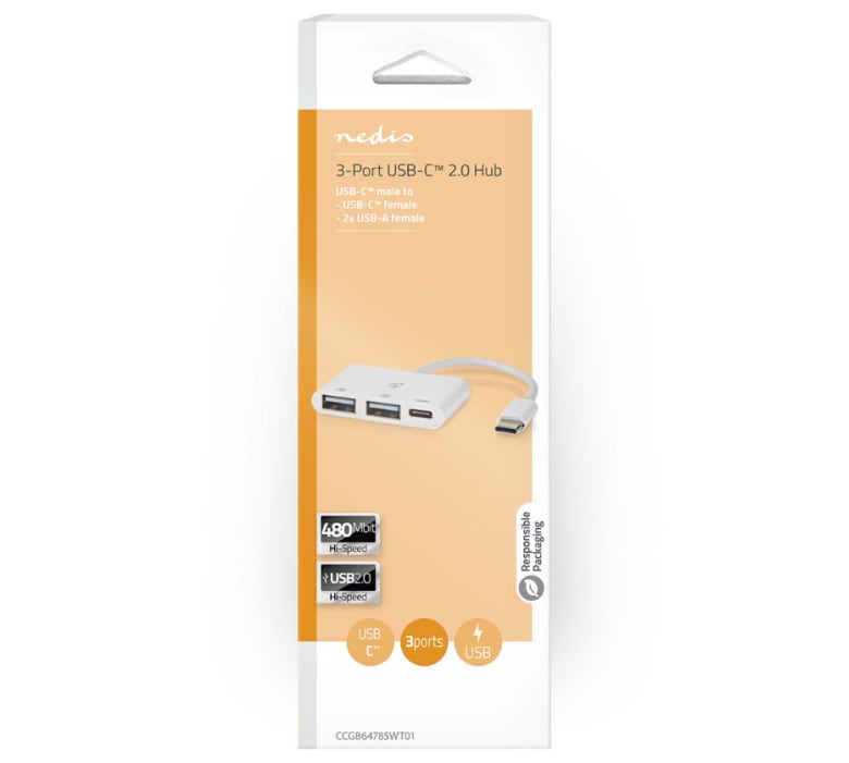 Nedis USB-Hub 1x USB-C™ 1x USB-C™