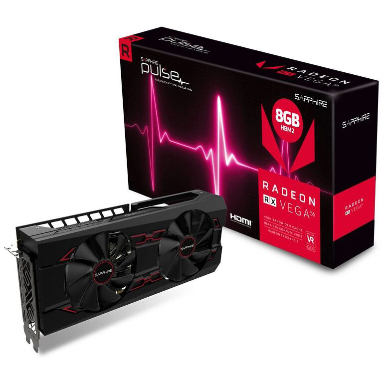 Sapphire Pulse Radeon RX Vega 56 8GB HBM2 Grafikkarte