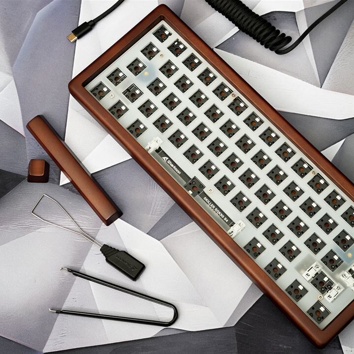 Sharkoon SGK50 S4 Gen 2 Wood PBT_2