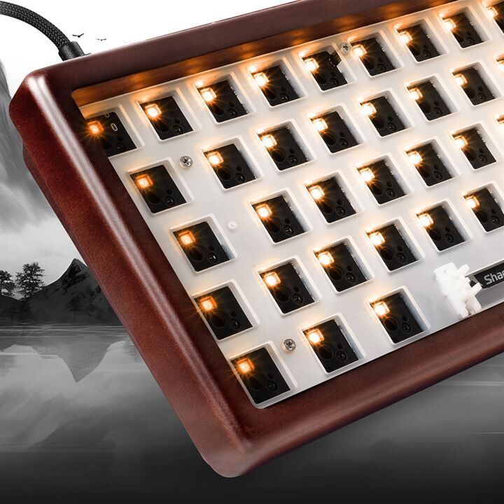 Sharkoon SGK50 S4 Gen 2 Wood PBT_6