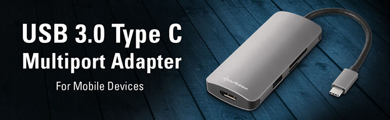 Shark USB 3.0 Type C Multiport Adapter