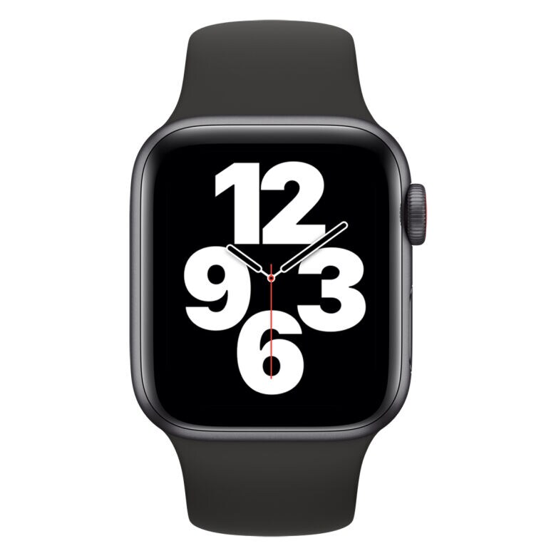 AppleWatch SE Aluminium 40mm Cellular SpaceGrau Sportarmband schwarz bei  notebooksbilliger.de