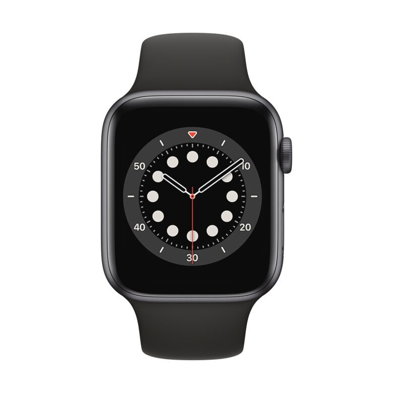 Apple Watch Series 6 (GPS) Aluminium 40mm B-Ware Spacegrau, Sportarmband  schwarz bei notebooksbilliger.de