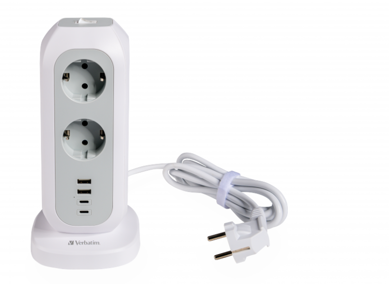 VERBATIM EU Steckdosenturm EUPT-01 11xAC / 2xUSB / 2xType-C_3