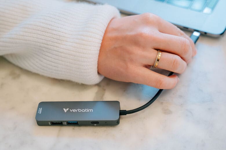 VERBATIM USB-C Essentials Multiport Hub 4 Anschlüsse_2