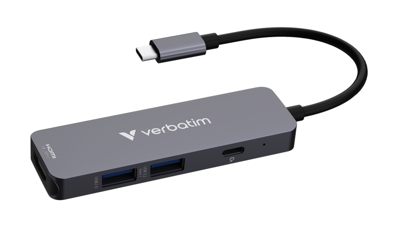 VERBATIM USB-C Essentials Multiport Hub 4 Anschlüsse_5