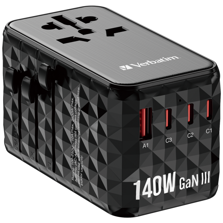 VERBATIM GAN III UNIVERSAL Reiseadapter UTA-10_1