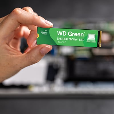 WD Green SN3000 SSD 1TB M.2 2280 PCIe Gen4 NVMe - Solid-State