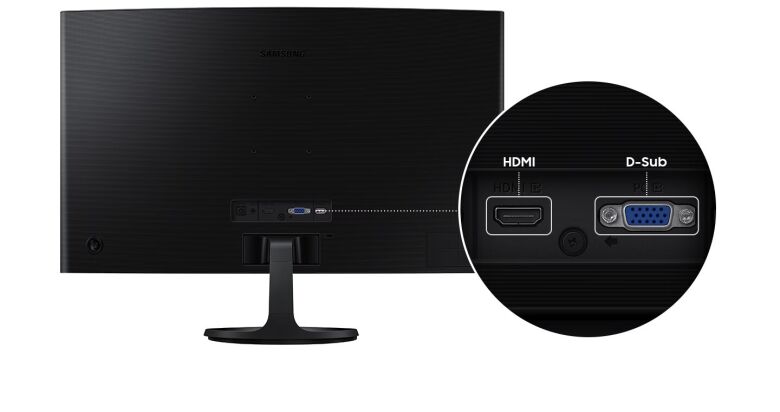 Samsung S24D364GAU Curved Monitor - VA, Full HD, 100 Hz, HDMI_6