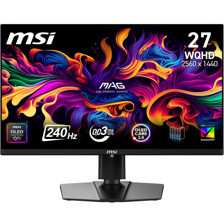 MSI MAG 271QP QD-OLED X24  Gaming Monitor- QD-OLED Panel_1