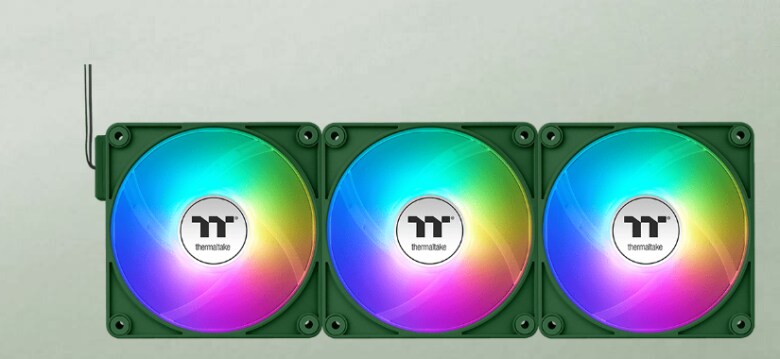 Thermaltake CT120 EX Reverse ARGB Sync Racing Green 3 Pack_3