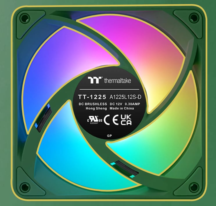 Thermaltake CT120 EX Reverse ARGB Sync Racing Green 3 Pack_5
