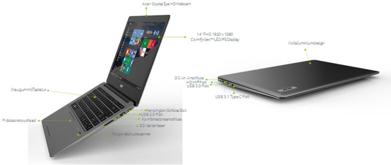 Ersatz-Tastatur Für ACER TravelMate X349-G2-M - US-englische Ausgabe Schwarz