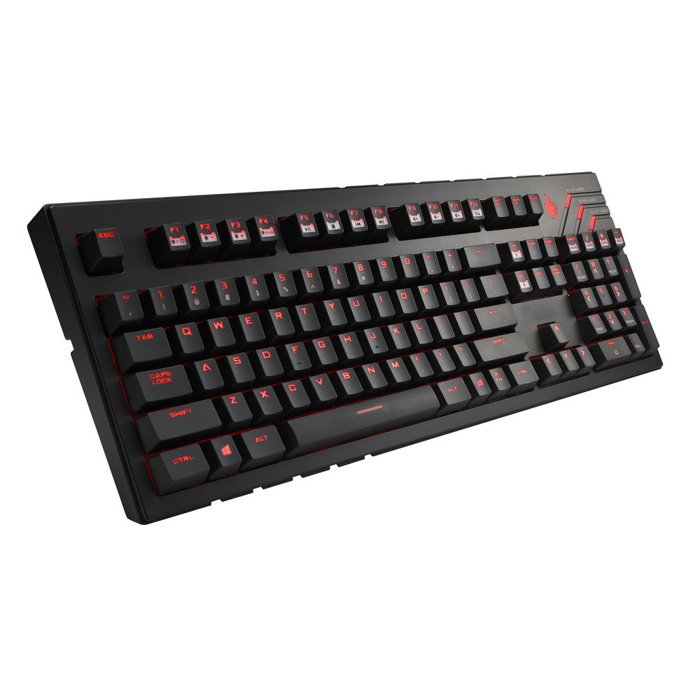 Cm Storm Quickfire Ultimate Cherry Mx Blue Mechanische Gaming Tastatur Kabelgebunden Rote Beleuchtung Anti Ghosting Bei Notebooksbilliger De