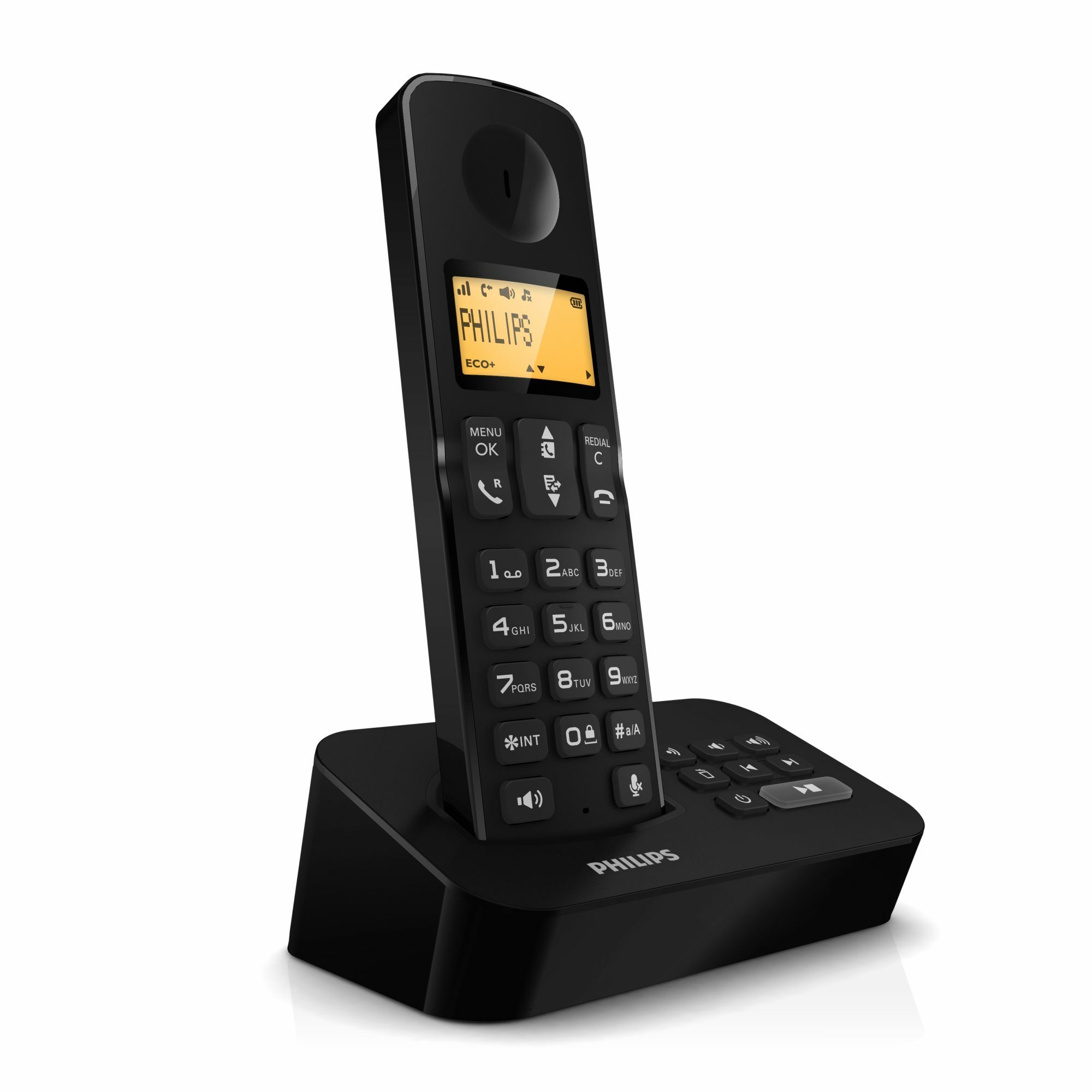 Philips Schnurloses Telefon mit AB D2051B/38 bei notebooksbilliger.de stylisches telefon schnurlos