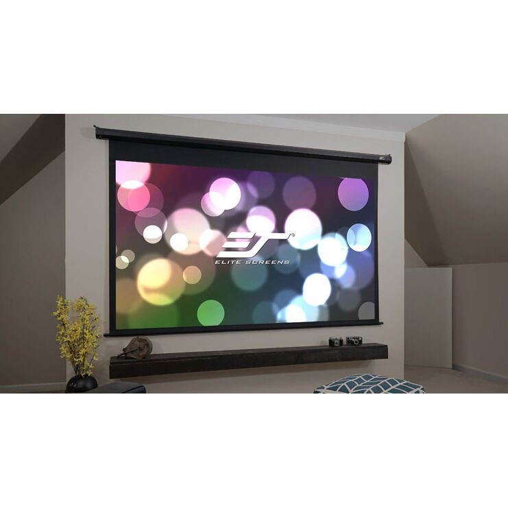 Elite Screens Manual Rolloleinwand Format 16 9 234x132cm Bei Notebooksbilliger De
