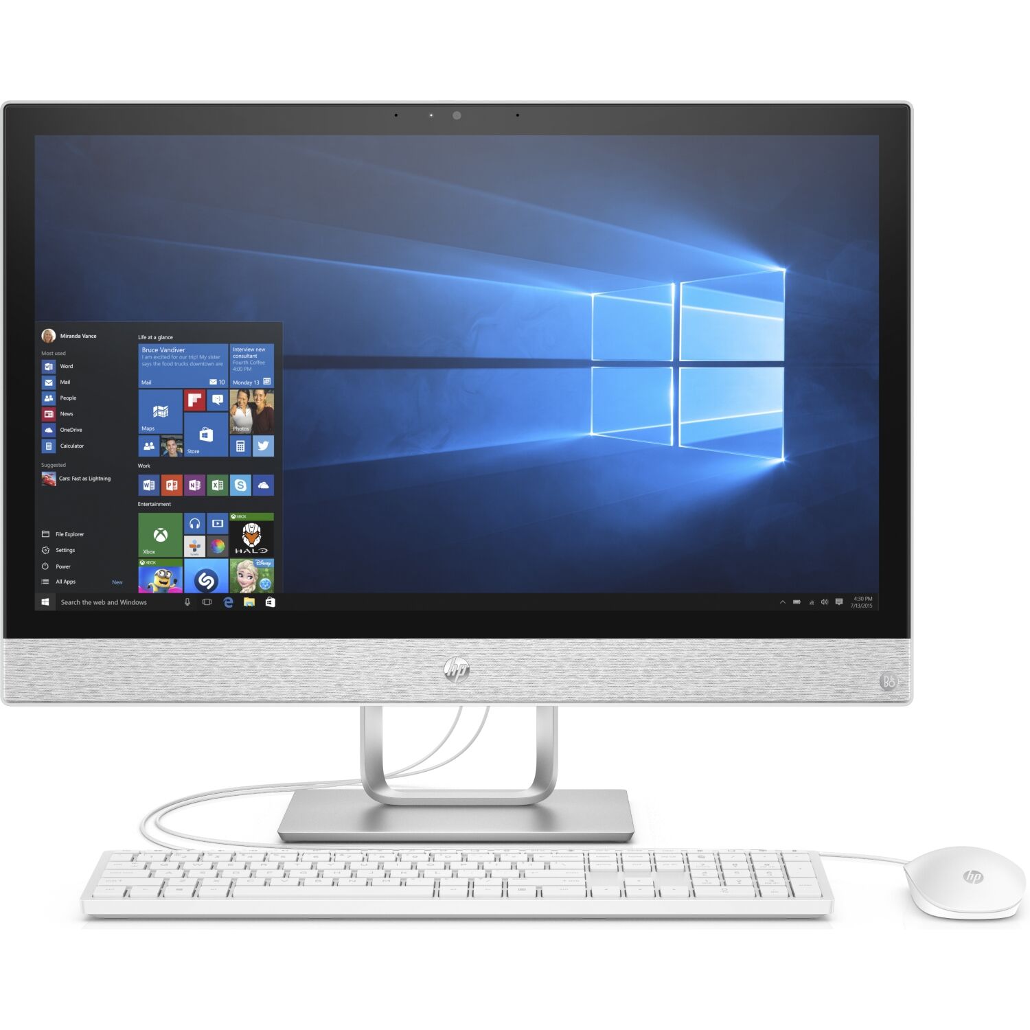 HP Pavilion AIO PC 27 r030ng 68 6cm 27" FHD Display Intel Core i5 Produktbild HP Pavilion AIO PC 27 r030ng 68 6cm 27" FHD