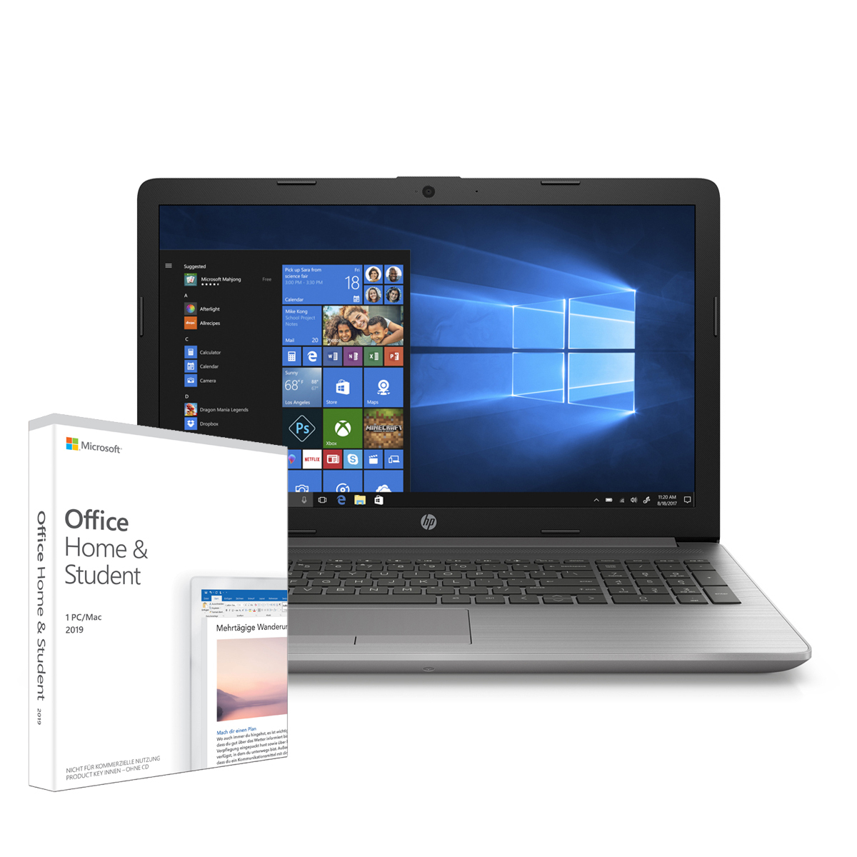 HP 255 G7 SP 6BN37ES MS Office Home Student 2019 bei
