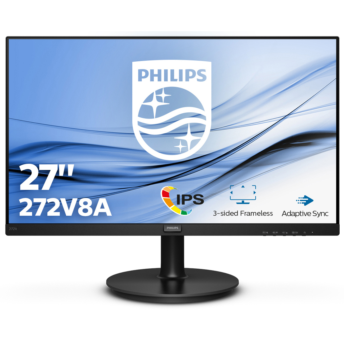 Philips 272V8A Full HD Monitor – IPS-Panel, Lautsprecher