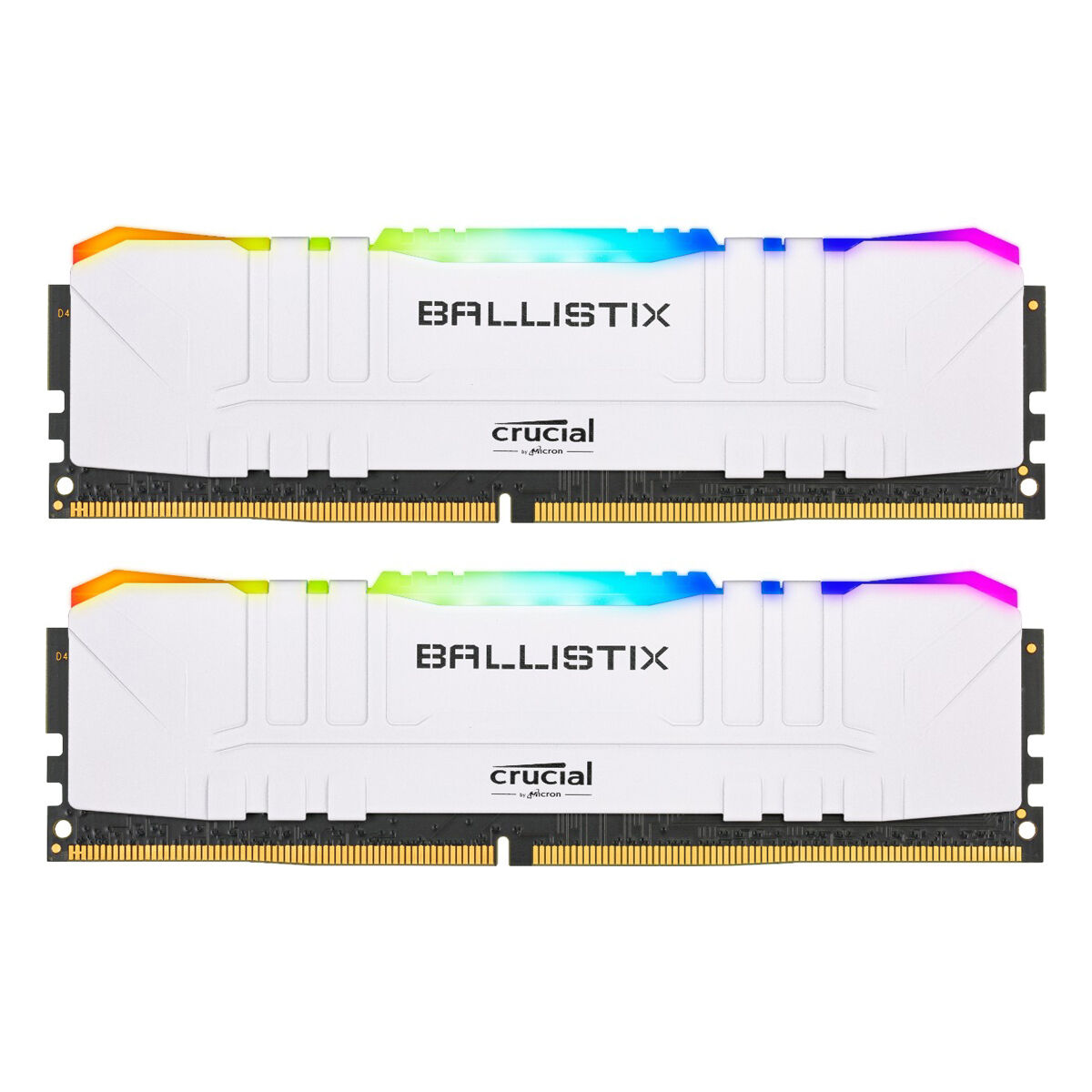 Crucial Ballistix RGB Weiß 16GB Kit (2x8GB) DDR43000 CL15 Gaming