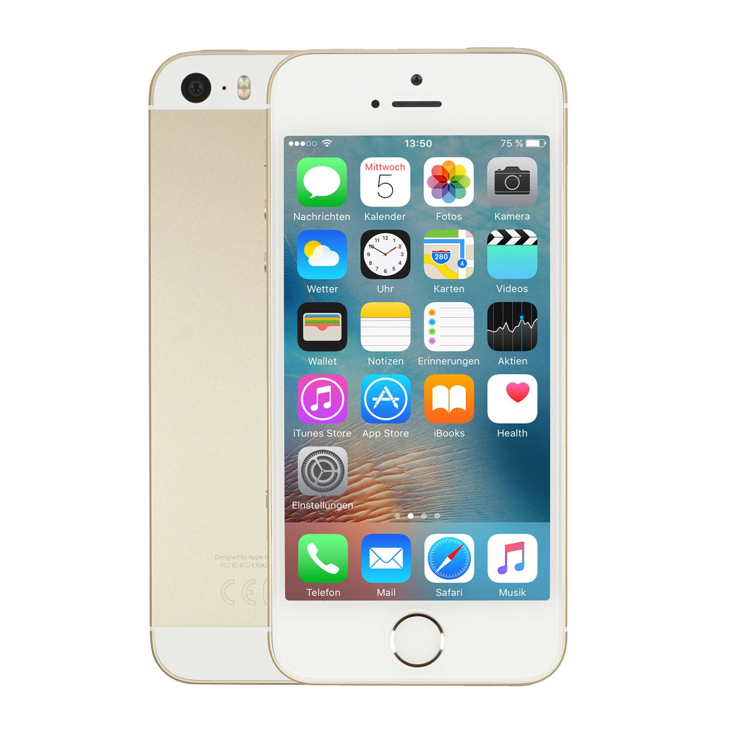 Apple iPhone SE in Gold (4-Zoll Retina Display, A9 CPU, 32 GB Speicher, 12MP Kamera, Touch ID & iOS 10)