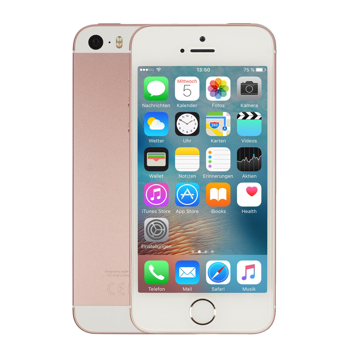 Apple iPhone SE Roségold (4-Zoll Retina Display, A9 CPU, 32 GB Speicher, 12MP Kamera, Touch ID & iOS 10)