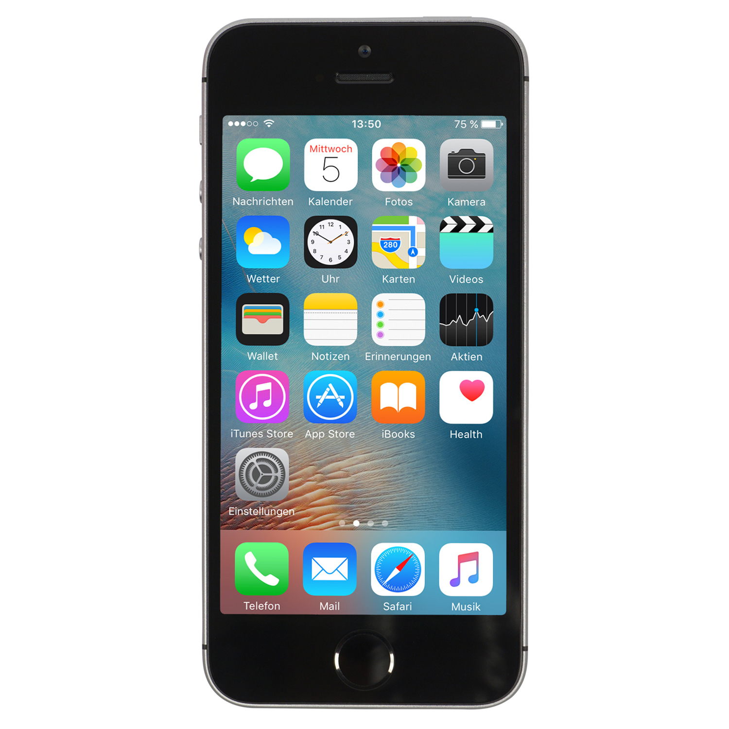 Apple iPhone SE in Spacegrau (4-Zoll Retina Display, A9 CPU, 32 GB Speicher, 12MP Kamera, Touch ID & iOS 10)