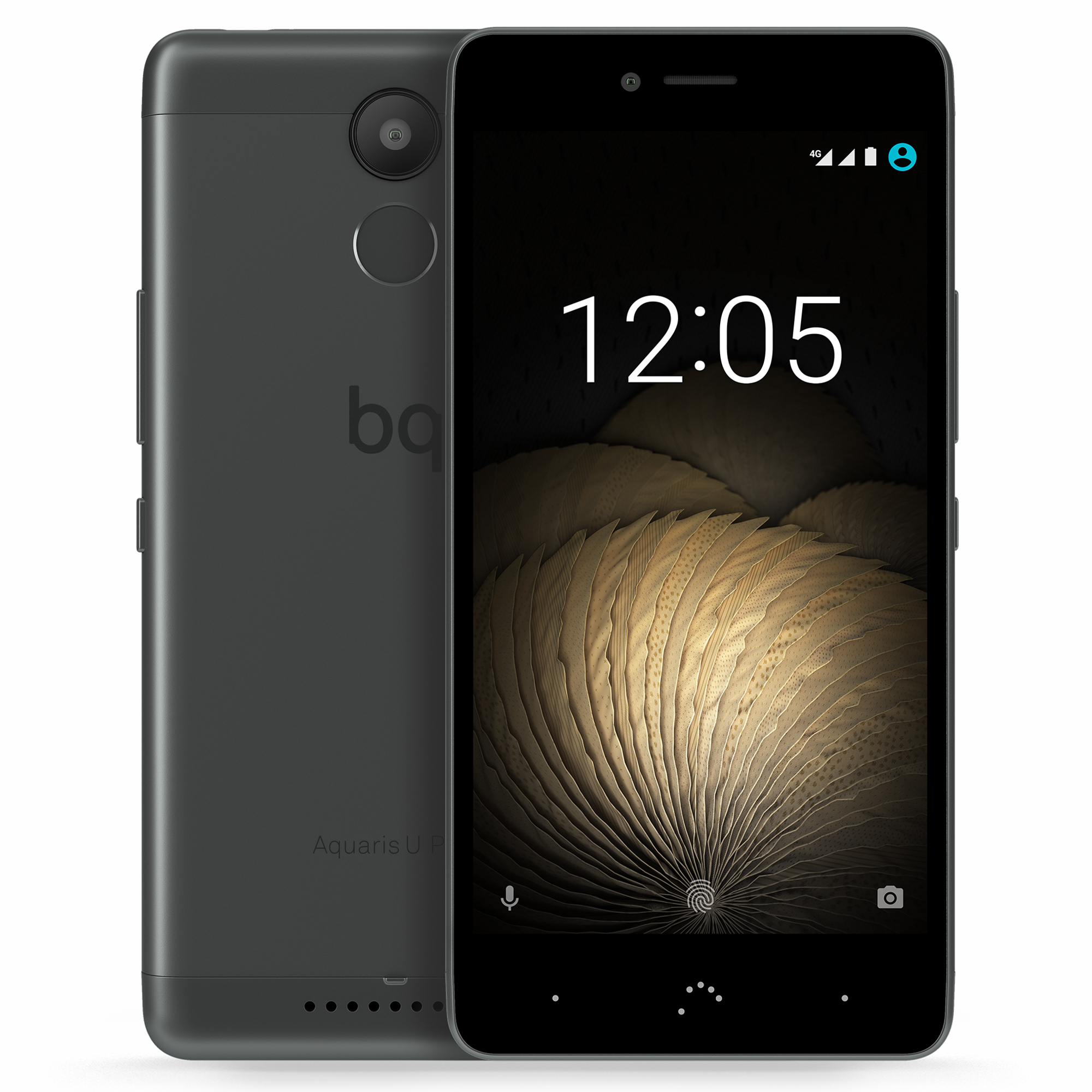 BQ Aquaris U Plus Smartphone in Schwarz-Grau (5-Zoll, Octa-Core CPU, 3 GB RAM, 32 GB Speicher & Android 6) 