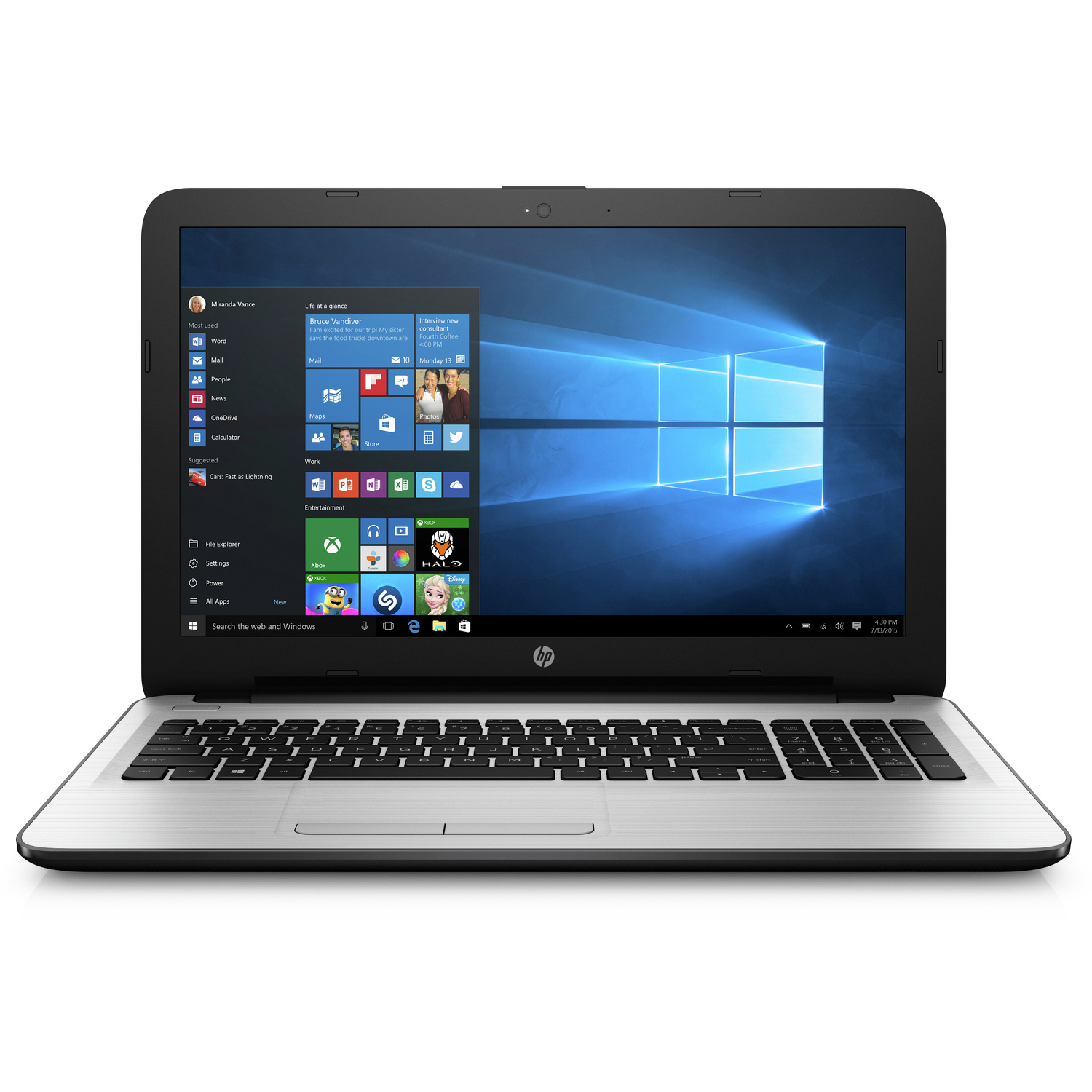 HP Notebook (15.6-Zoll, Intel Core i5-7200U, 4 GB RAM, 1 TB HDD, AMD Radeon M430 & Windows 10)