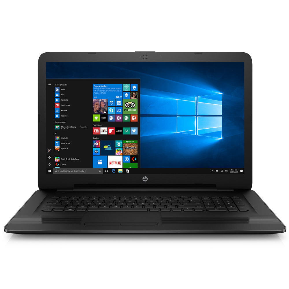 HP Notebook (17.3-Zoll, Intel Core i7 CPU, 8 GB RAM, 256 GB SSD, Radeon R7 Grafik & Windows 10)
