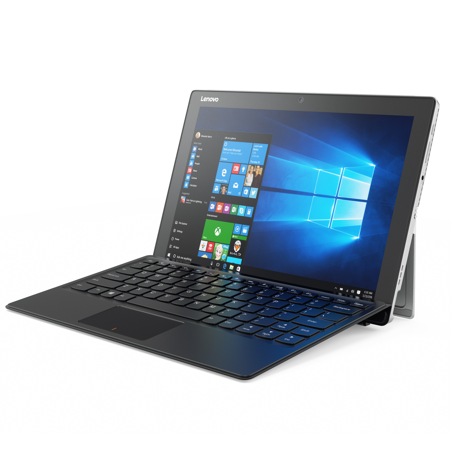 Lenovo IdeaPad Miix 510 Convertible ( 12.2-Zoll, Intel Core i3 CPU, 4 GB RAM, 128 GB SSD & Windows 10)