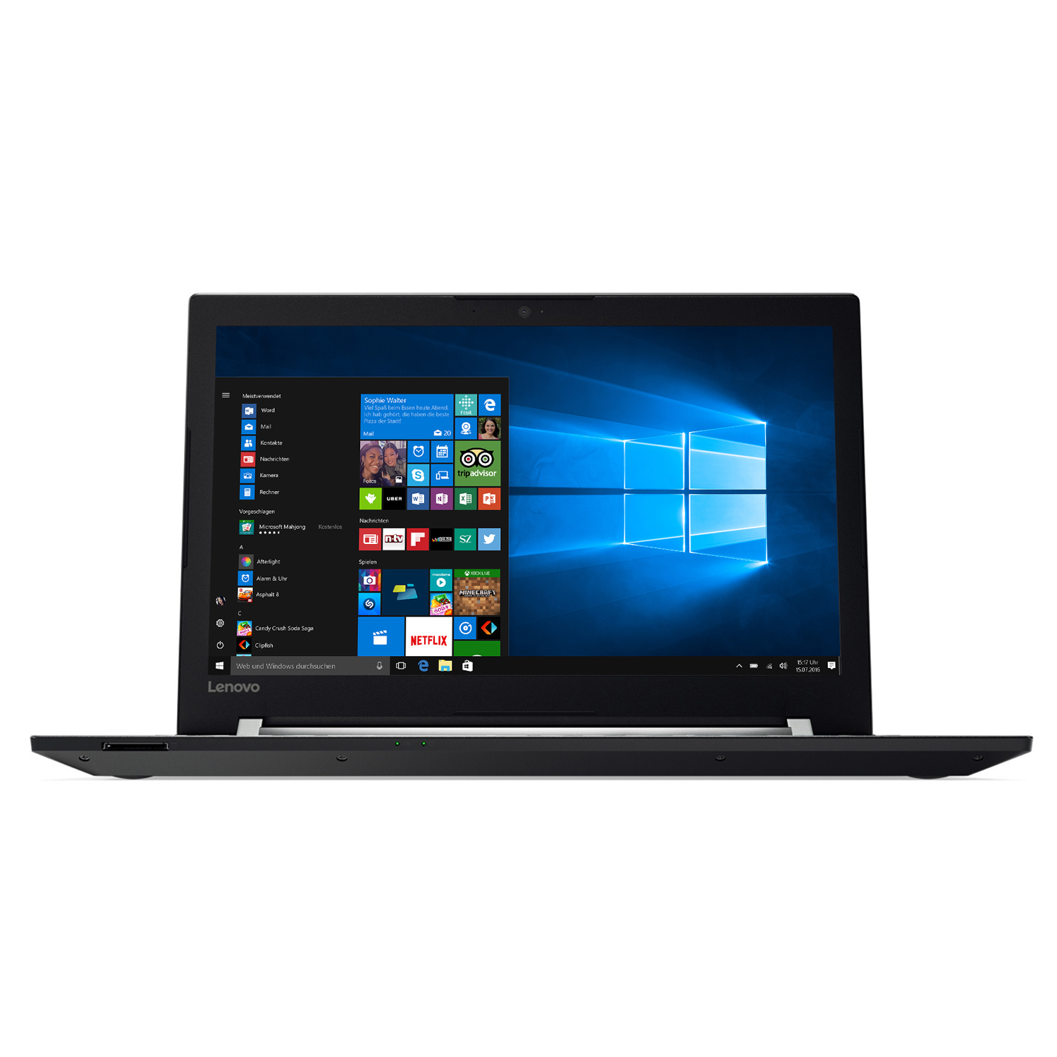 Lenovo Notebook (15.6-Zoll, Intel Core i5 CPU, 8 GB RAM, 256 GB SSD & Windows 10)