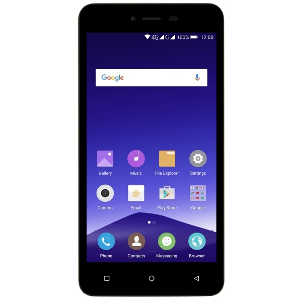 Mobistel E7 in Schwarz (5-Zoll, Quad-Core CPU, 1 GB RAM, 16 GB Speicher, Dual-SIM & Android)